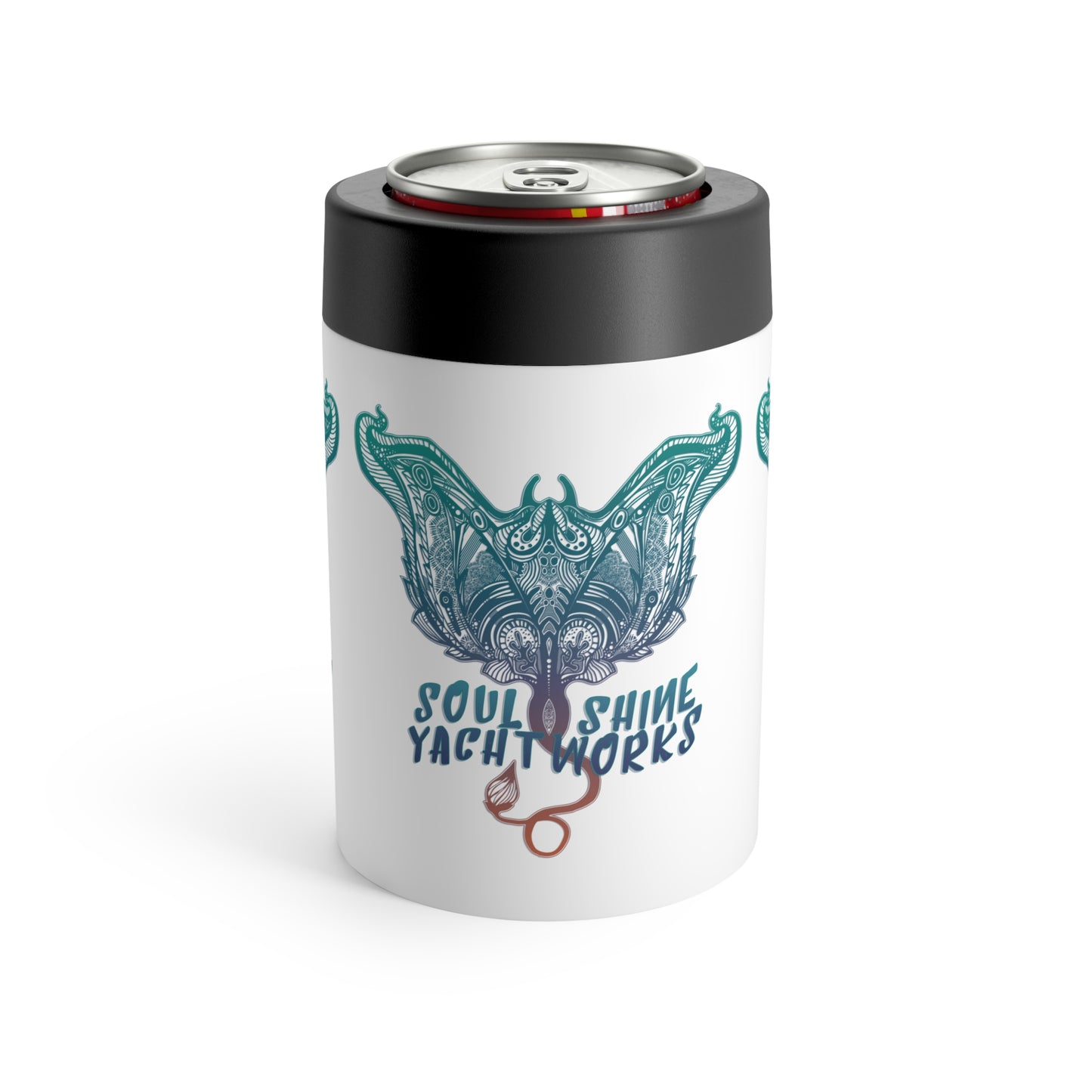 Soul Shine Yacht Works Can Holder - Fun Drink Cozy for Boating, Summer Parties, Beach Days, Unique Gift Idea