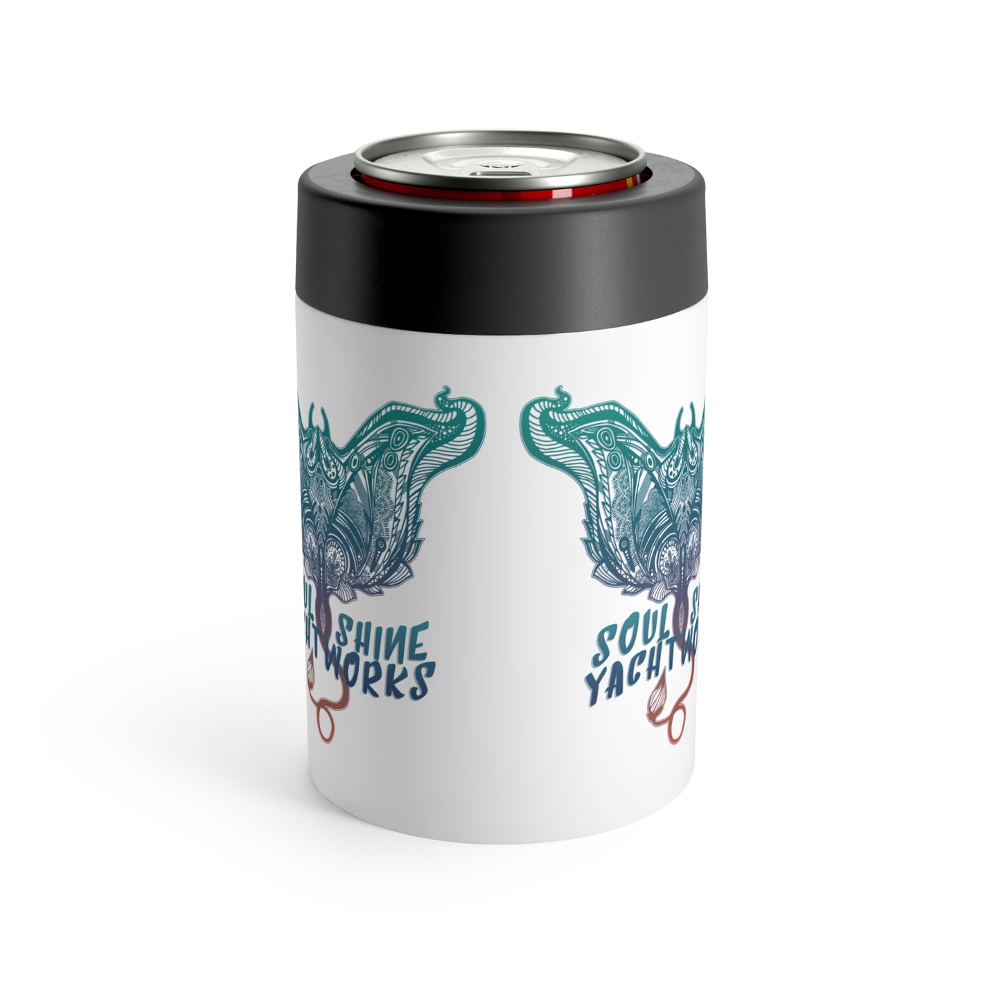 Soul Shine Yacht Works Can Holder - Fun Drink Cozy for Boating, Summer Parties, Beach Days, Unique Gift Idea