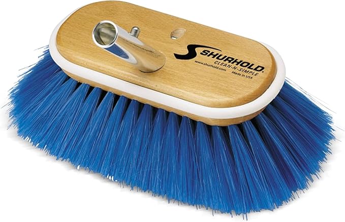 Shurhold Combo Deck Brush - Blue - 6"