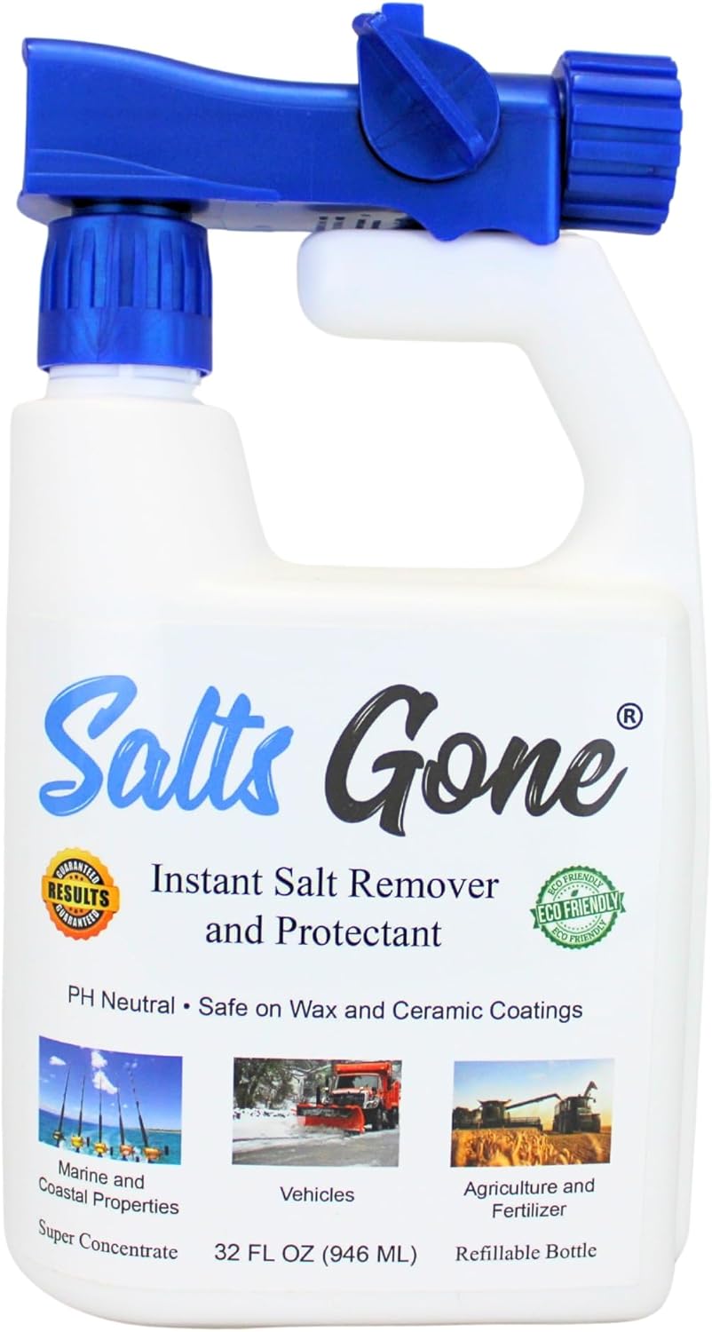 Salts Gone Instant Salt Remover and Protectant Hose End Sprayer