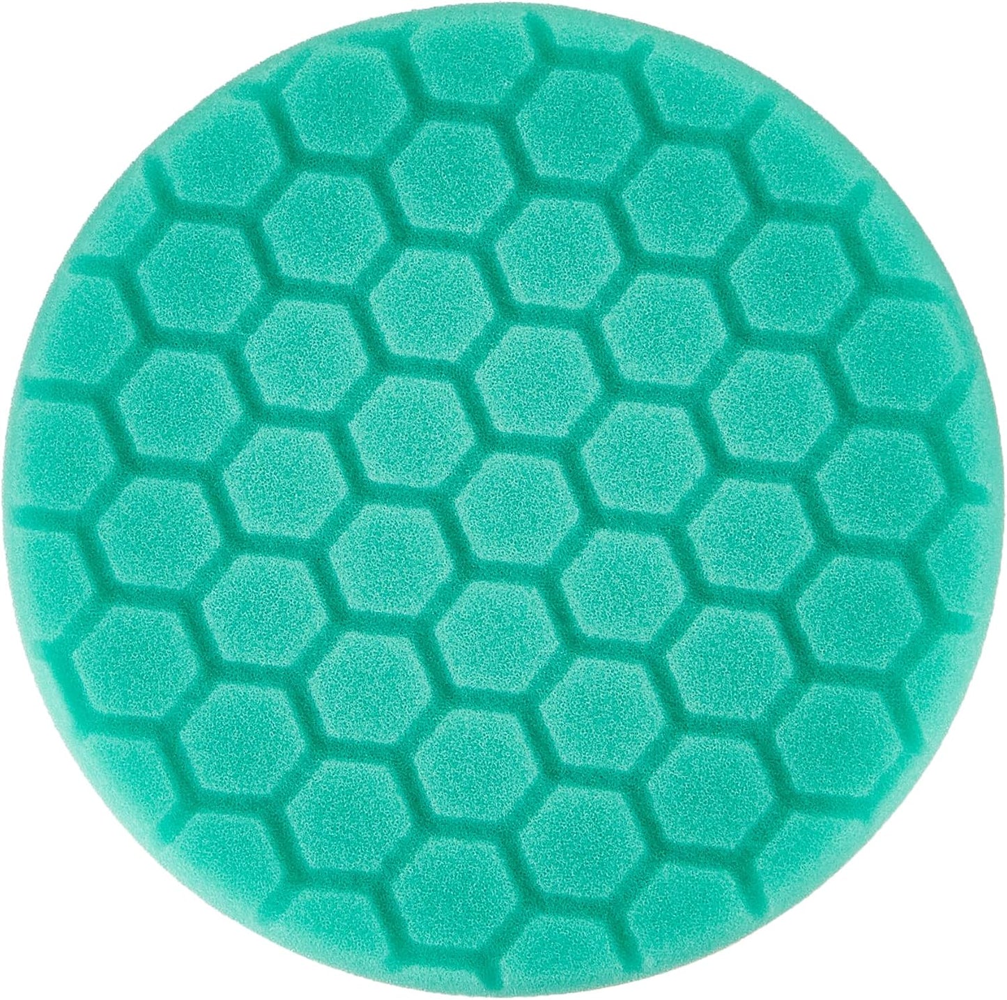 Hex-Logic Heavy Polishing Pad, Green (6.5 Inch Pad made for 6 Inch backing plates), 1 Pad Included