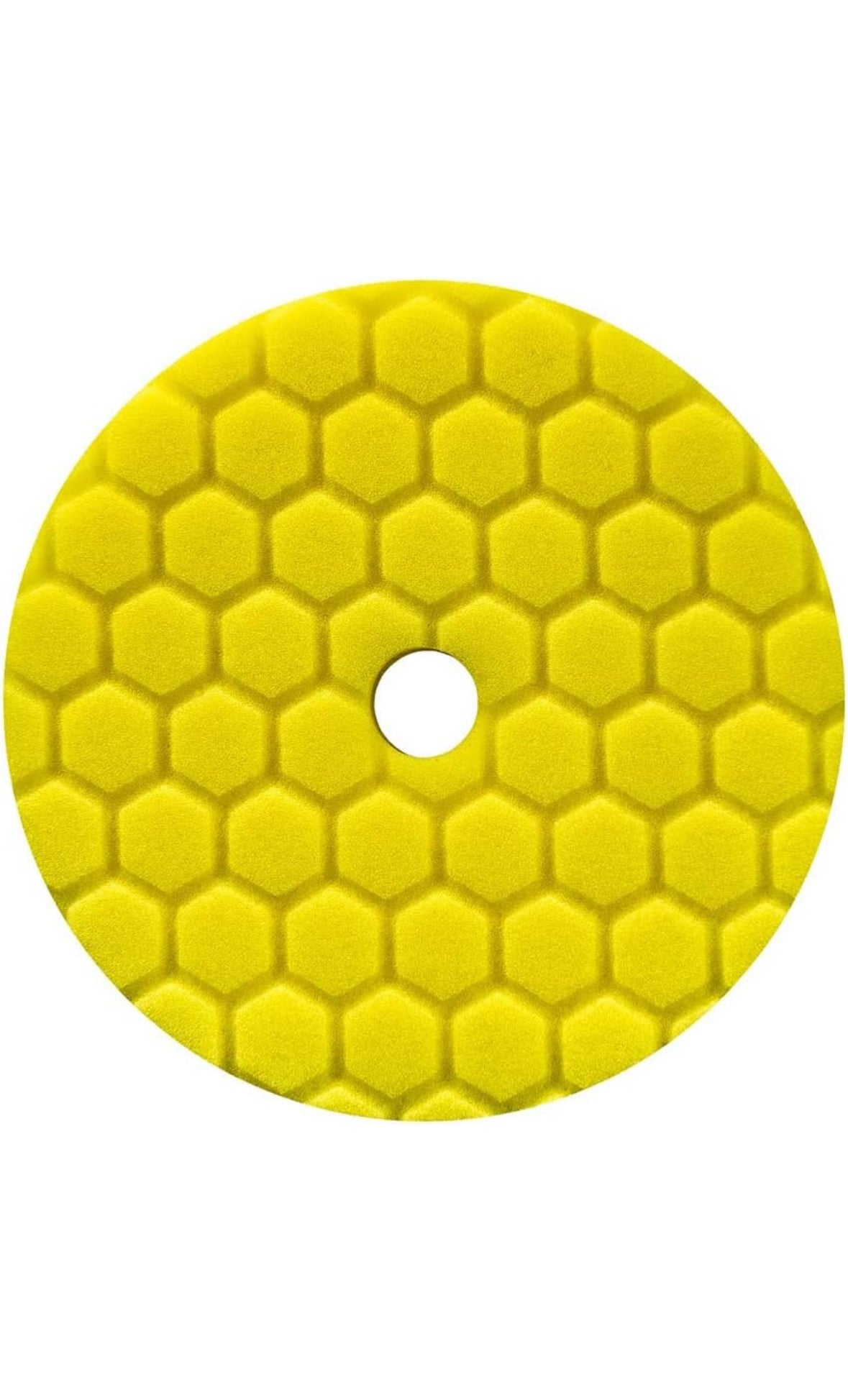 Hex-Logic Quantum Heavy Cutting Pad, Yellow (6.5 Inch Pad made for 6 Inch backing plates)