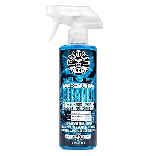 Chemical Guys Foam and Wool Polishing Pad Cleaner, Citrus-Based, 16 fl oz