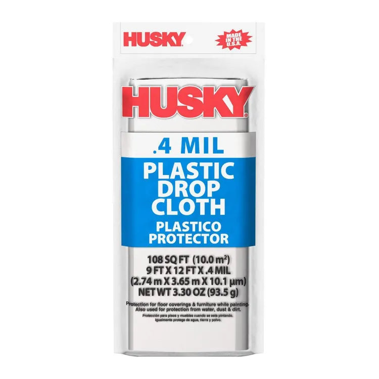 Husky Plastic Drop Cloth
