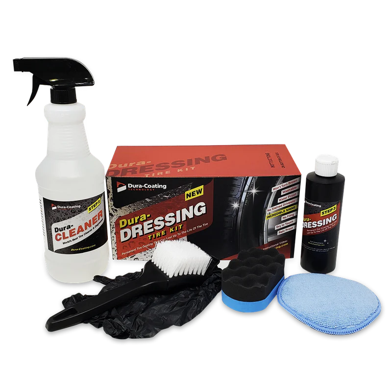 DURA-DRESSING TOTAL TIRE KIT XL (2 CARS/SUV/PICKUP TRUCK) MADE IN