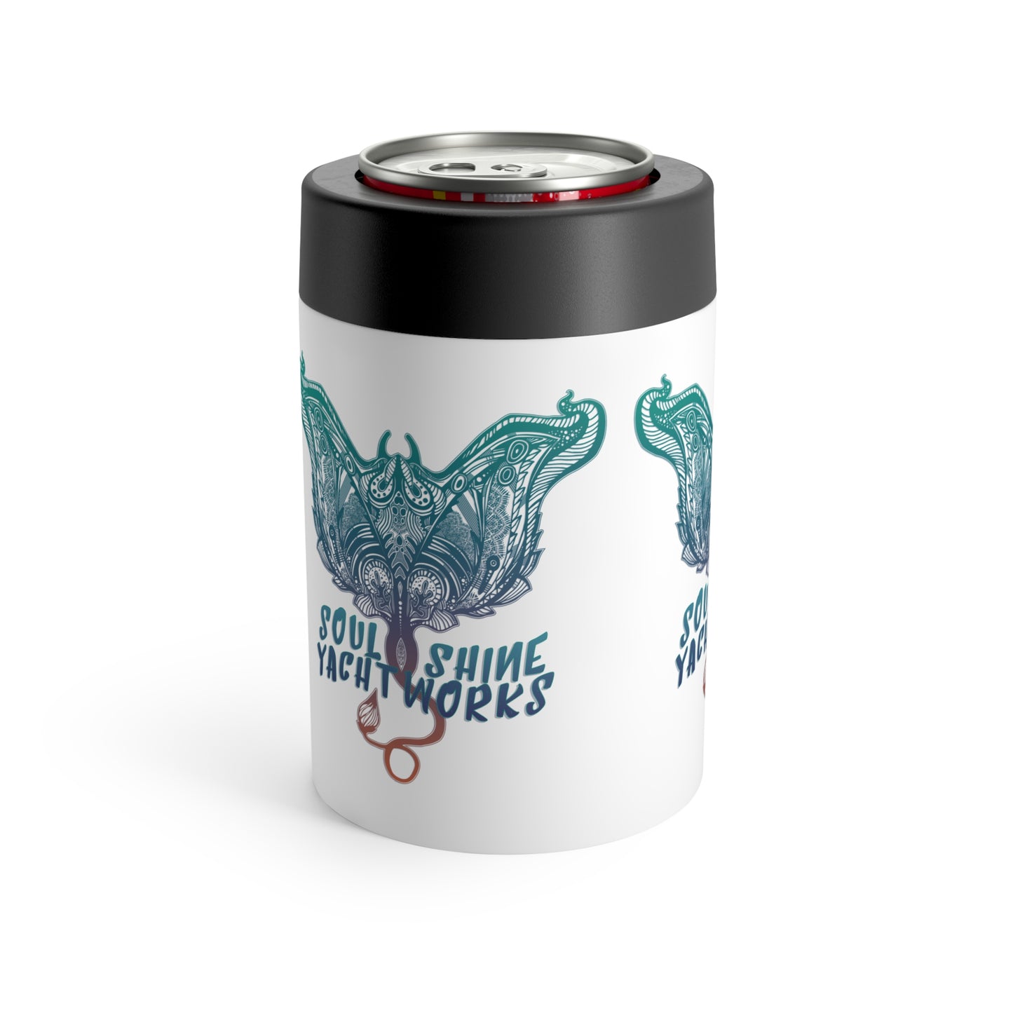 Soul Shine Yacht Works Can Holder - Fun Drink Cozy for Boating, Summer Parties, Beach Days, Unique Gift Idea
