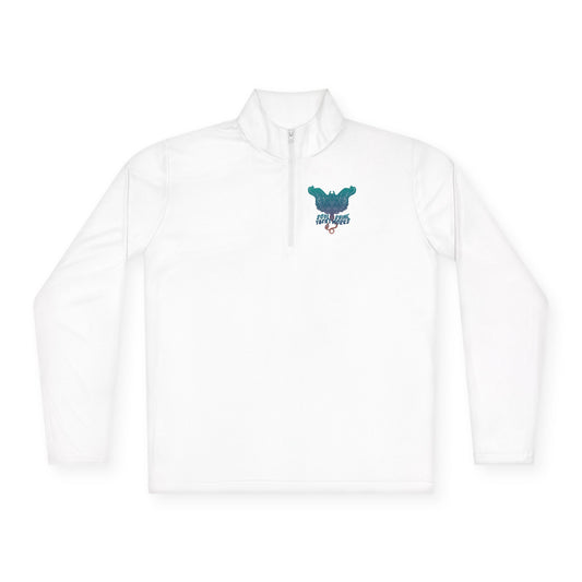Soul Shine Yachtworks Manta Vibrant Unisex Quarter-Zip Pullover - Perfect for Casual Outings, Cozy Layering, Outdoor Adventures, Unique Gift Idea, Stylish Sweatshirt