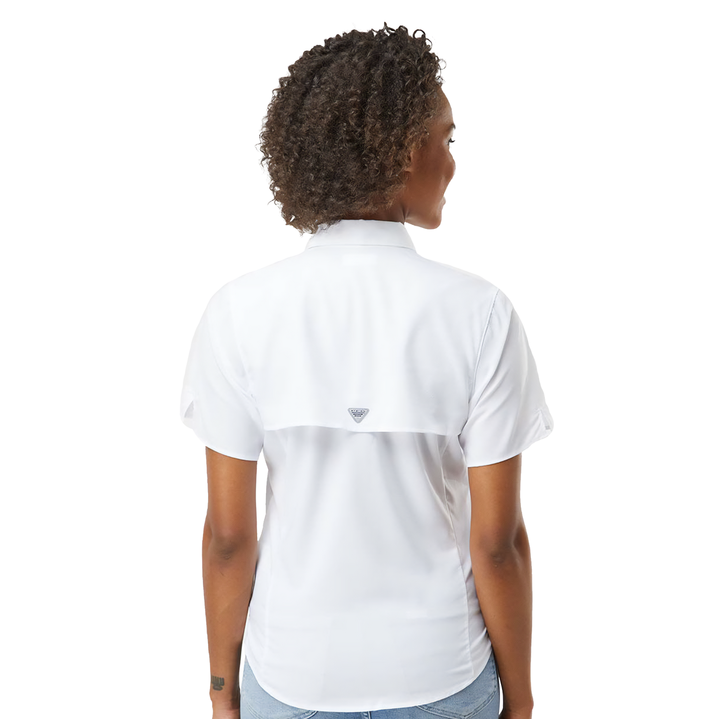 Soul Shine Yachtworks Manta Logo Women's Embroidered Short Sleeve Fishing Shirt, Outdoor Apparel, Summer Fashion, Casual Wear, Beach Trip, Gift for Her
