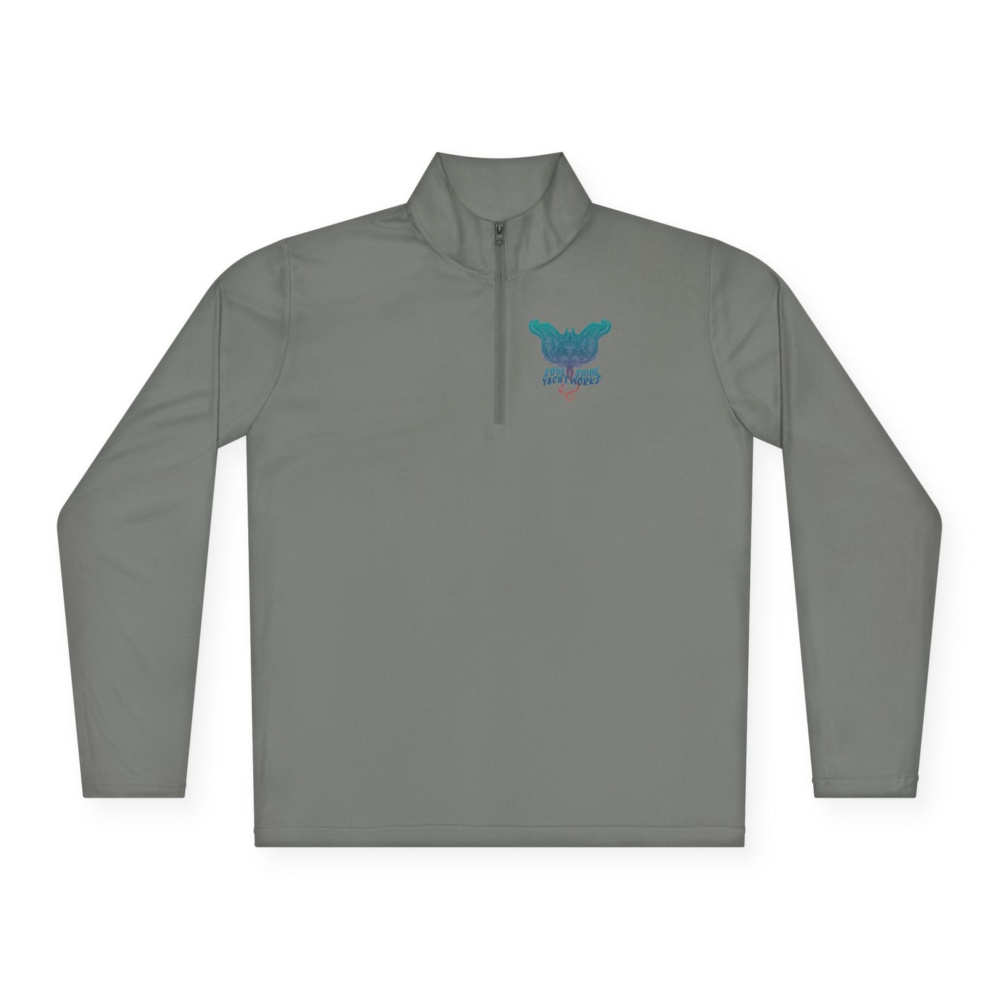 Soul Shine Yachtworks Manta Vibrant Unisex Quarter-Zip Pullover - Perfect for Casual Outings, Cozy Layering, Outdoor Adventures, Unique Gift Idea, Stylish Sweatshirt