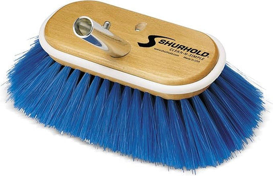 Shurhold Combo Deck Brush - Blue - 6"