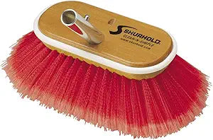 Shurhold Combo Deck Brush - Red - 6"