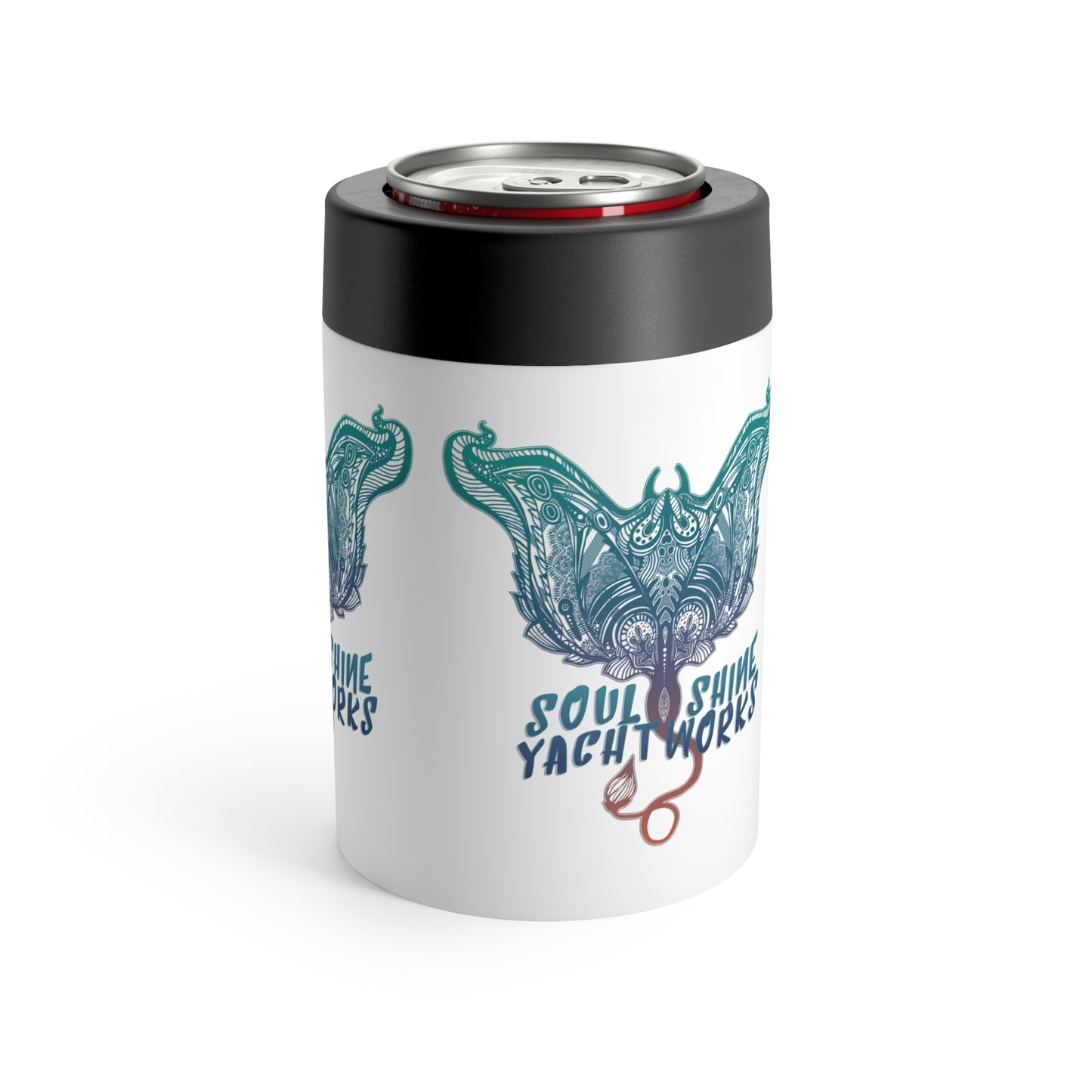 Soul Shine Yacht Works Can Holder - Fun Drink Cozy for Boating, Summer Parties, Beach Days, Unique Gift Idea