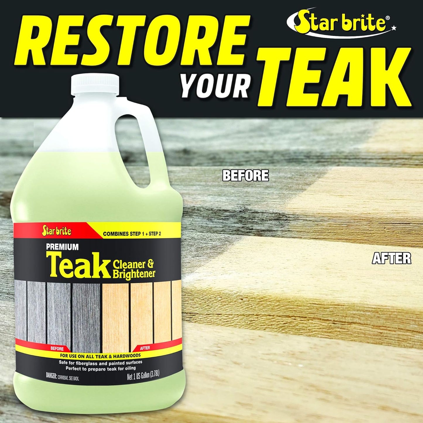 STAR BRITE Teak Cleaner & Brightener