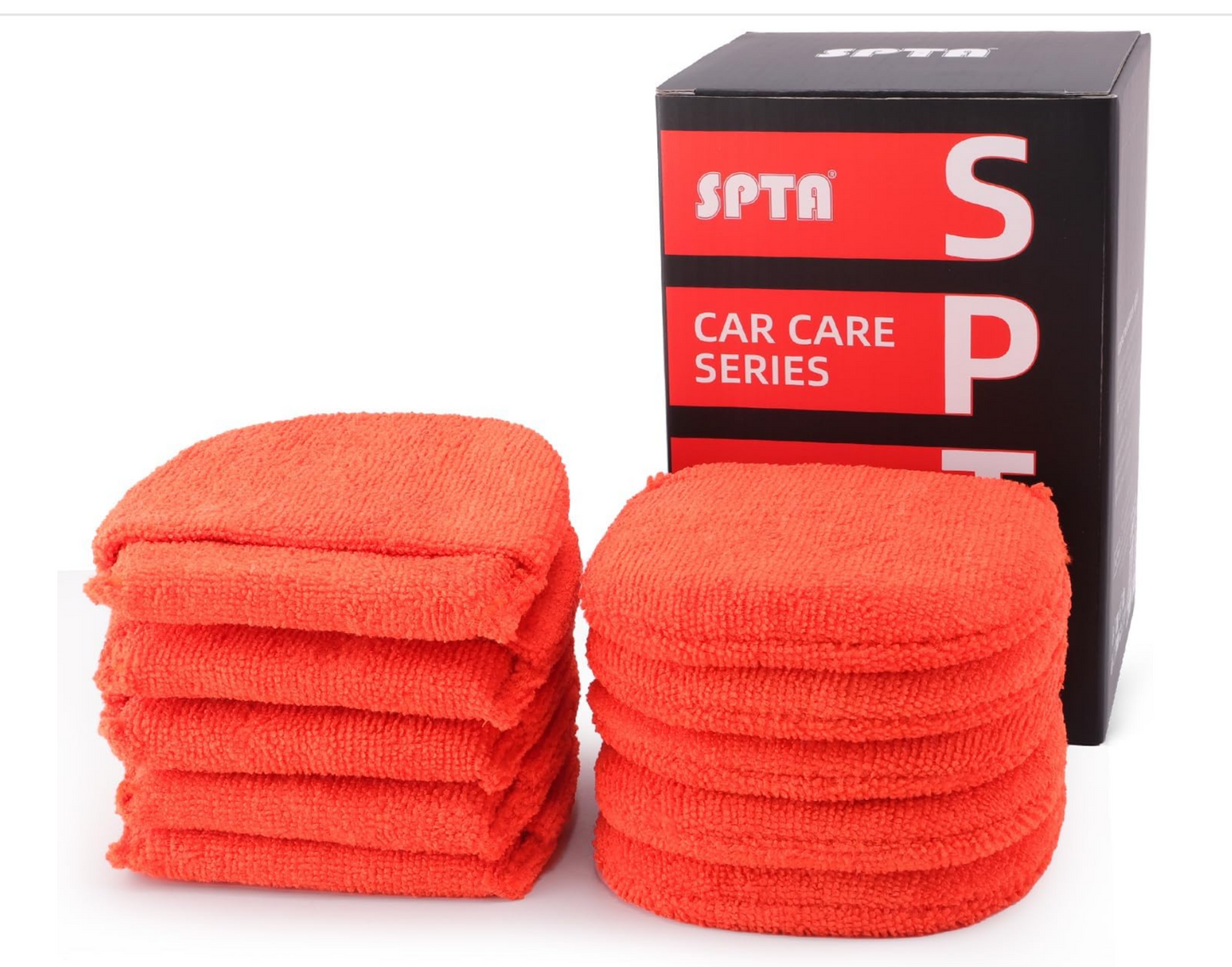 SPTA Ultra-Soft Microfiber Wax Applicator Pads with Finger Pocket