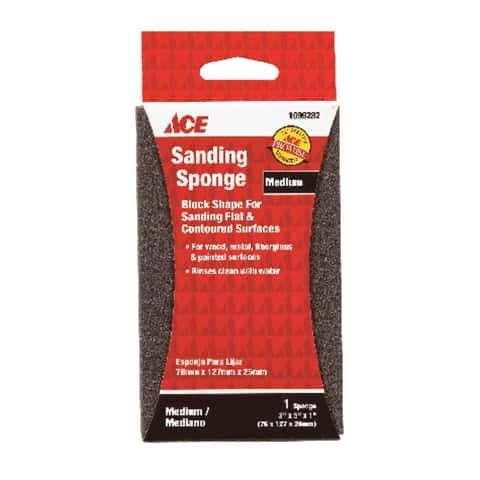 Ace Jumbo Sanding Sponge - Medium 80 Grit