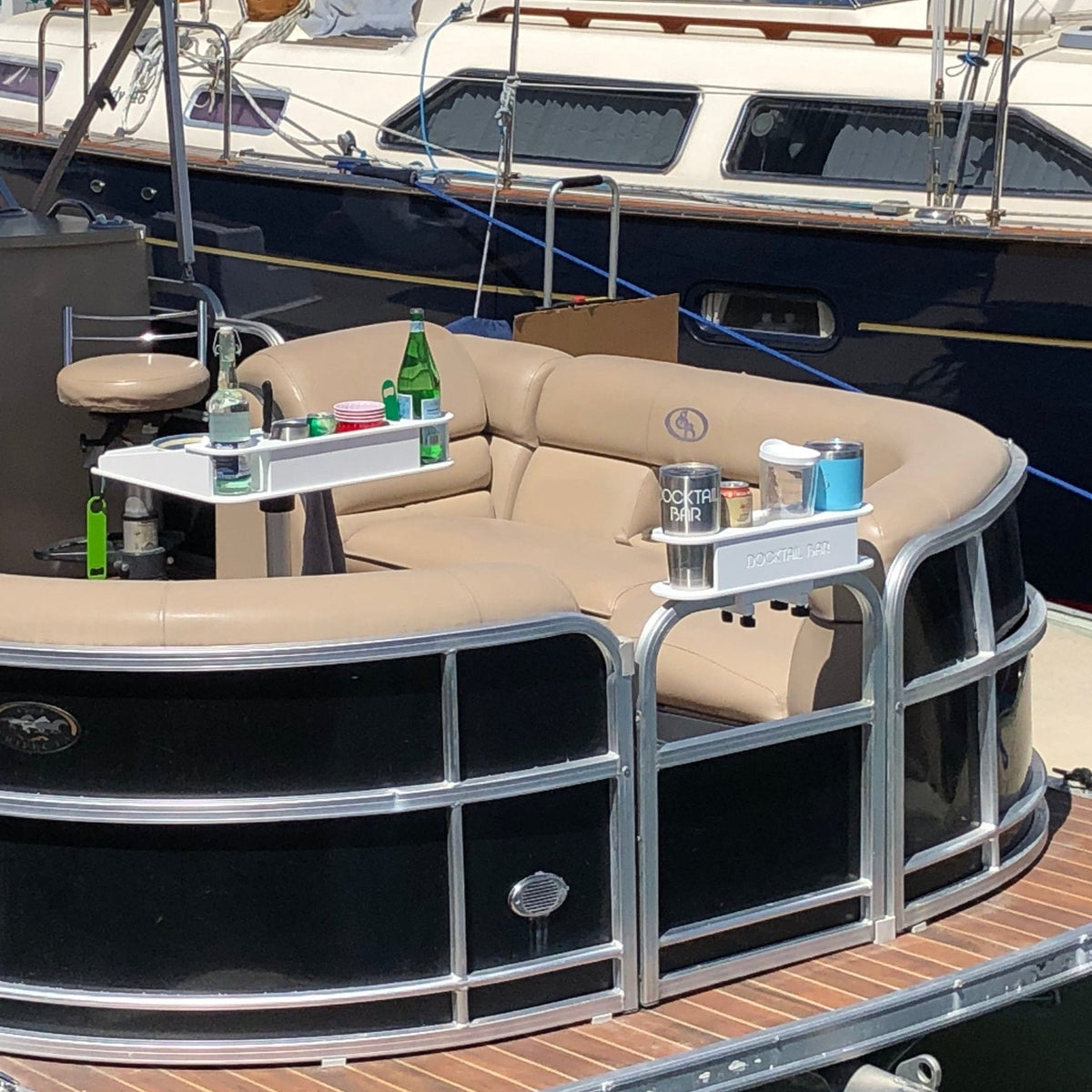 Docktail Pontoon Boat Cup Holder Caddy