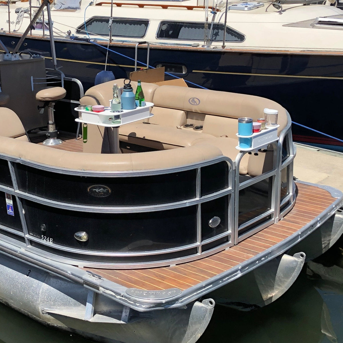 Docktail Pontoon Boat Cup Holder Caddy