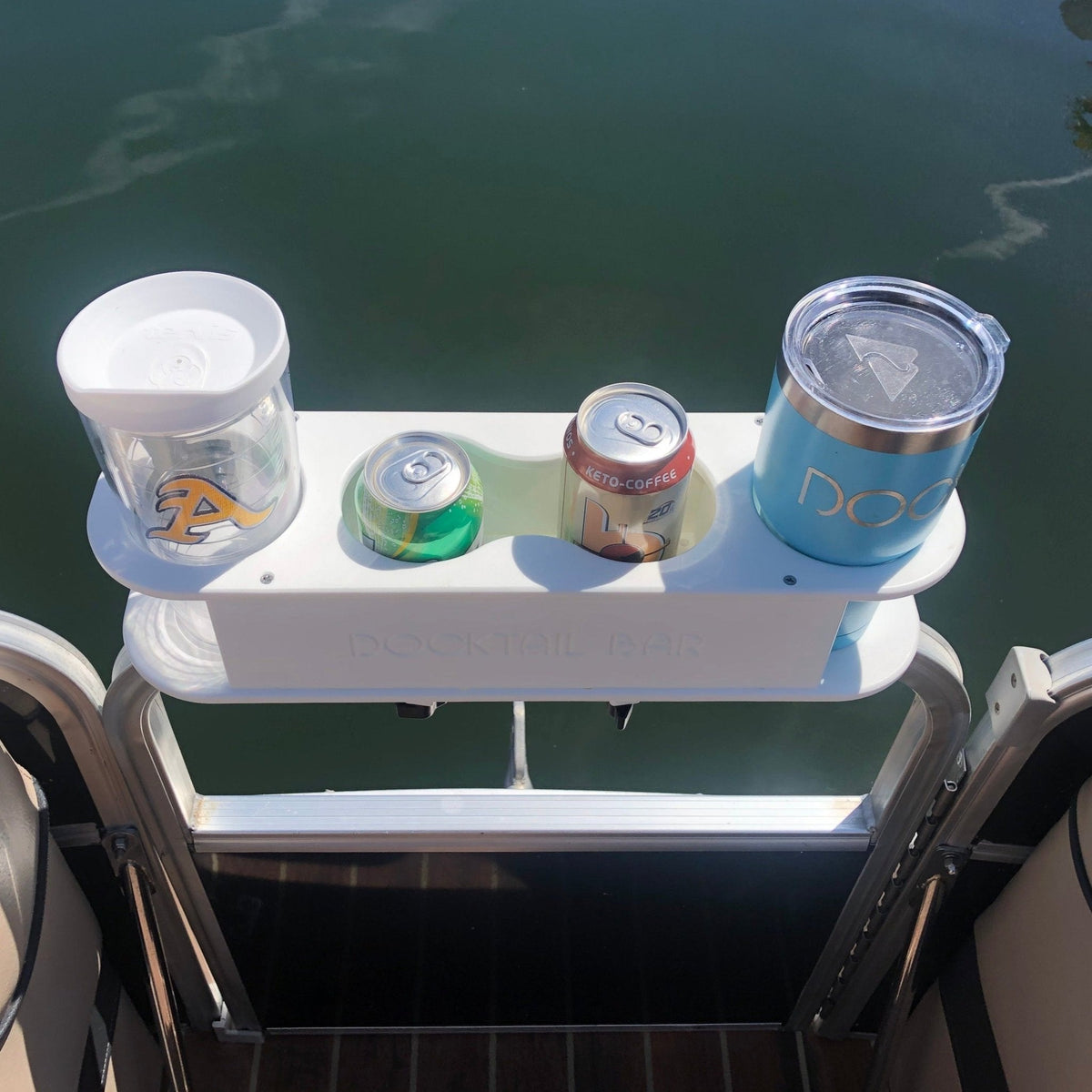 Docktail Pontoon Boat Cup Holder Caddy