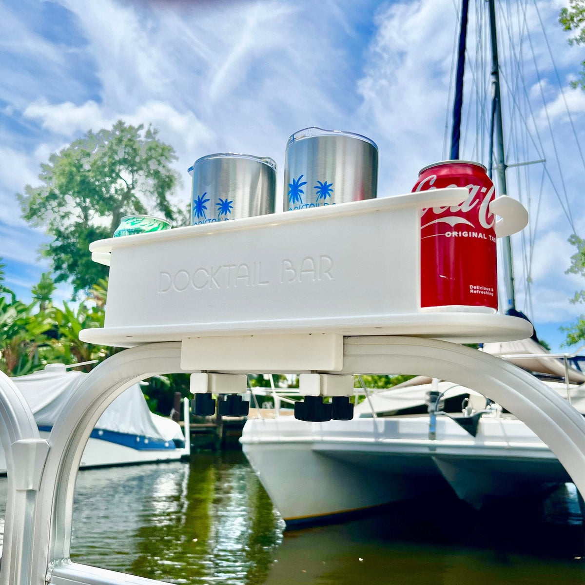 Docktail Pontoon Boat Cup Holder Caddy