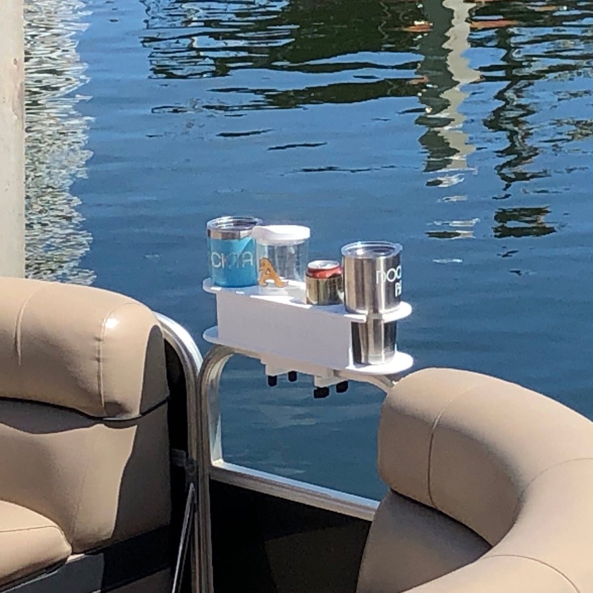 Docktail Pontoon Boat Cup Holder Caddy
