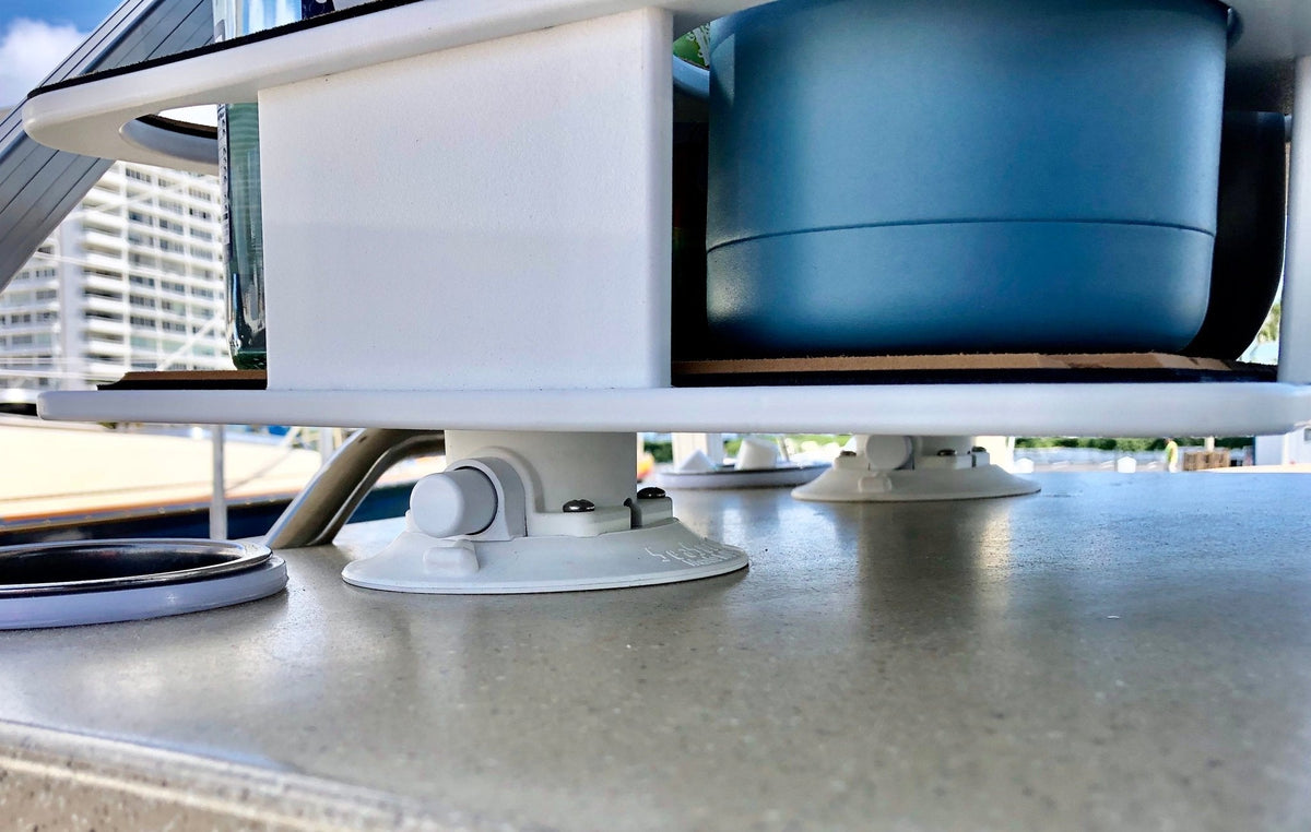 Docktail Boat Table Caddy with SeaSucker Vacuum Mounts
