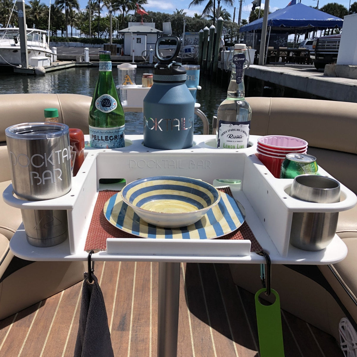 Docktail Butler Pedestal Table Top Replacement