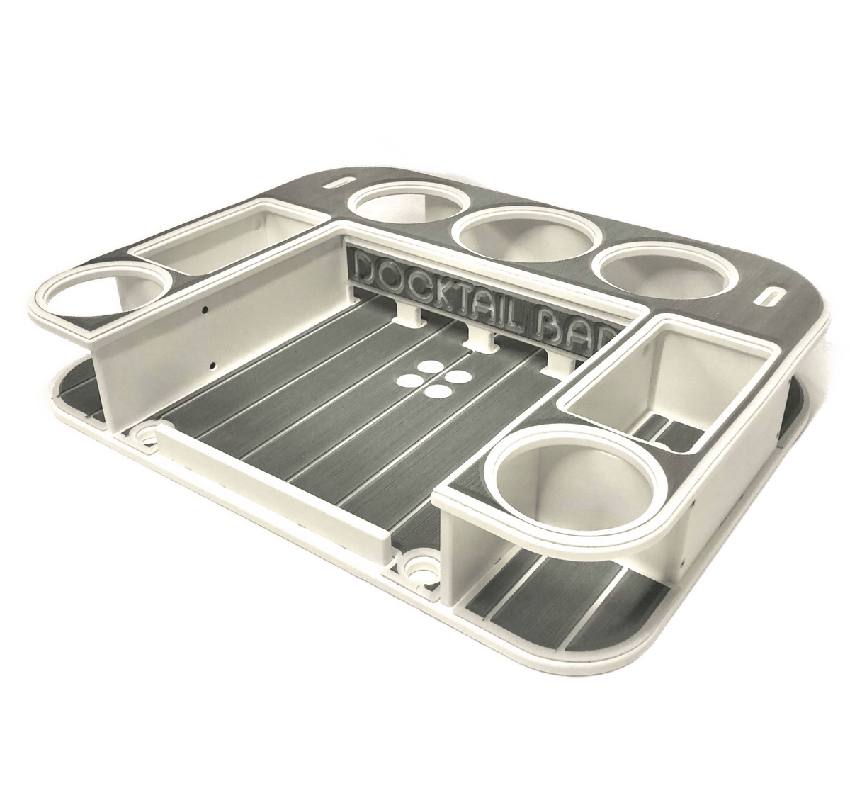 Docktail Butler with Pontoon Rail Mount