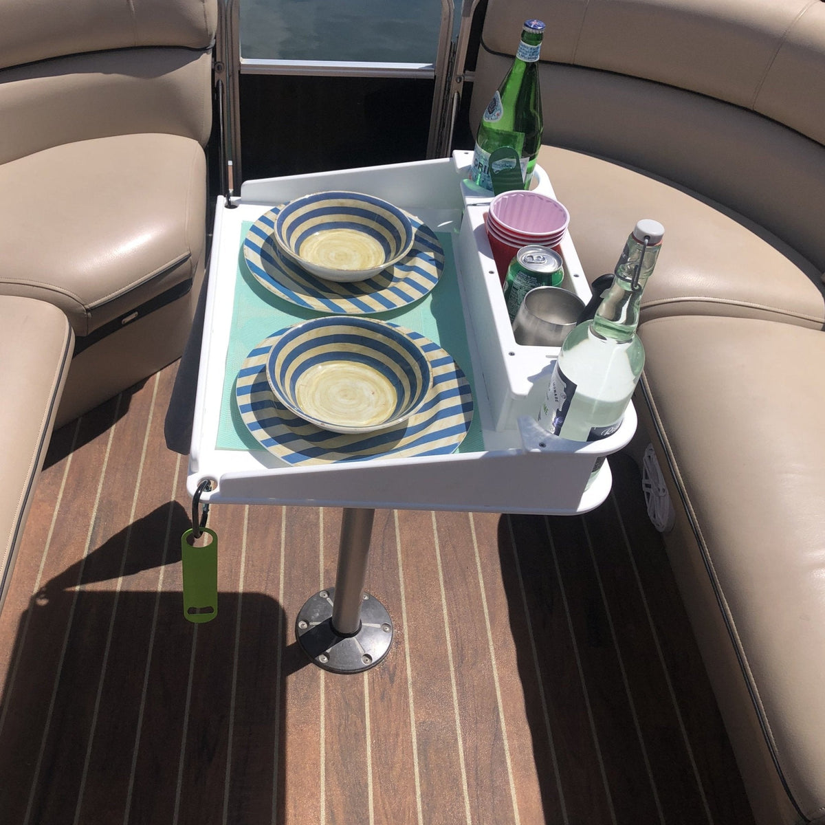 Docktail Utility Pedestal Boat Table