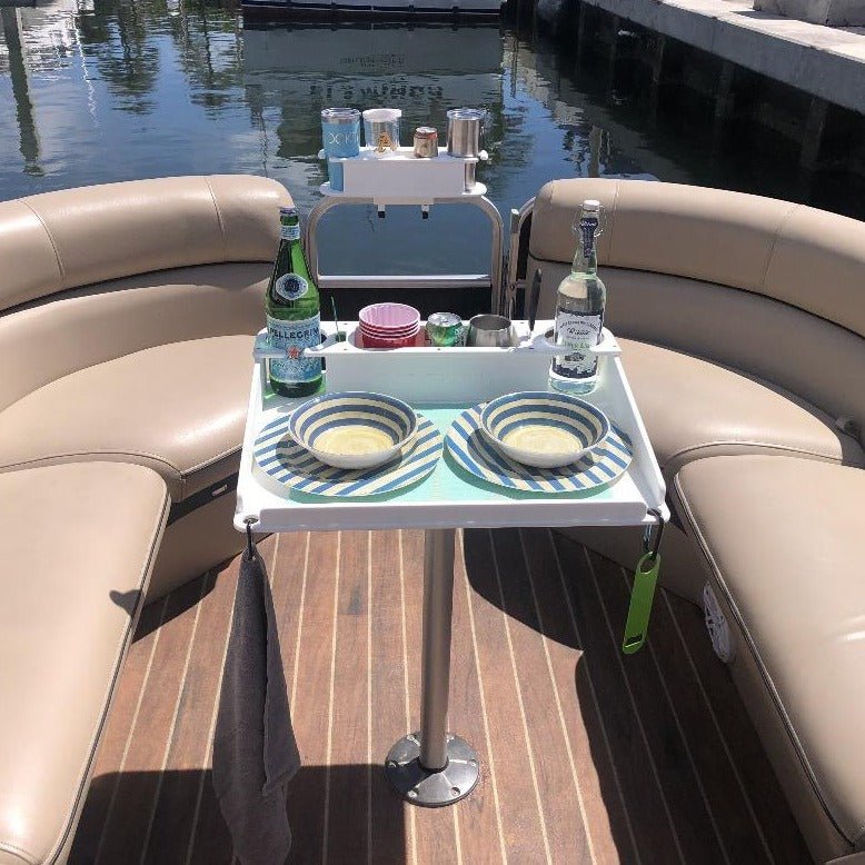 Docktail Utility Pedestal Boat Table