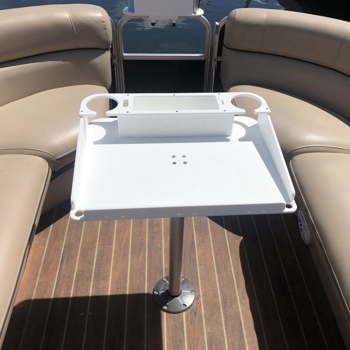 Docktail Utility Pedestal Boat Table