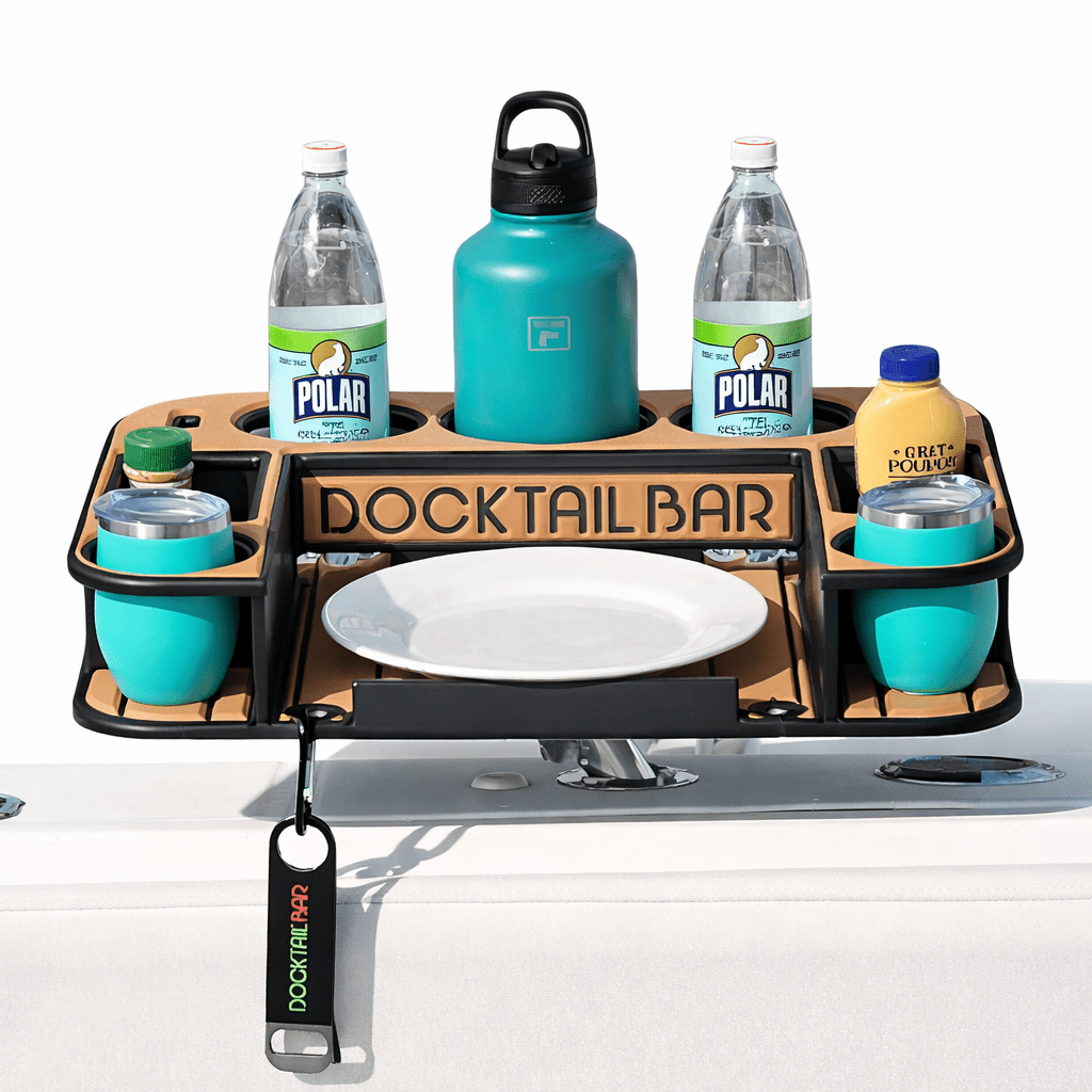Docktail Butler Boat Table - Midnight Series