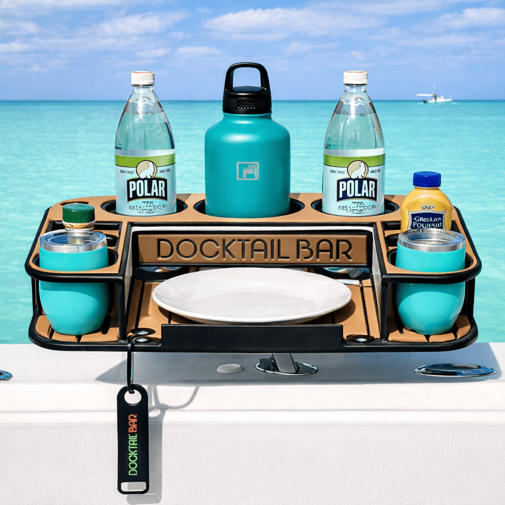 Docktail Butler Boat Table - Midnight Series