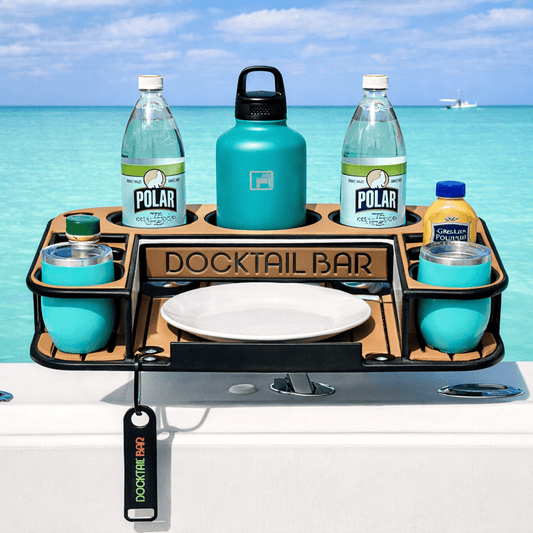 Docktail Butler Boat Table - Midnight Series